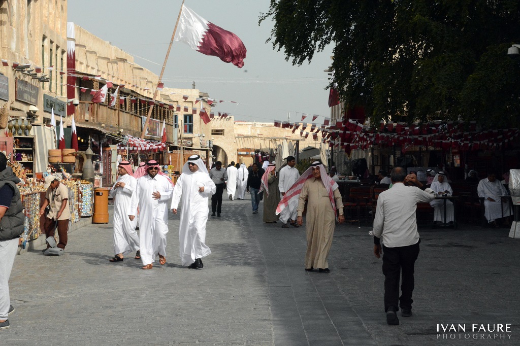 Calle principal del zoco de Doha